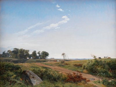 Zealand Landscape by Johan Thomas Lundbye
